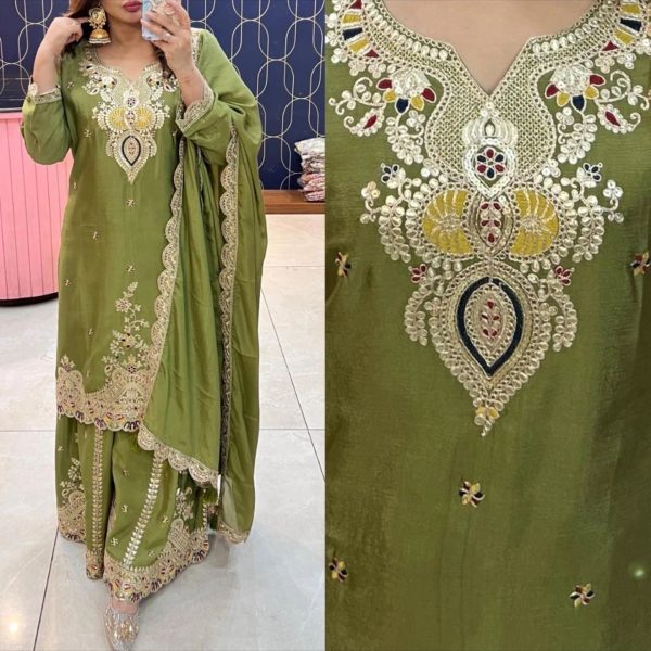 ZOYA CLOTHING ZC 8003 D DESIGNER SHARARA SUITS