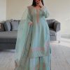 ZOYA CLOTHING ZF 6009 DESIGNER PLAZZO SUITS ONLINE