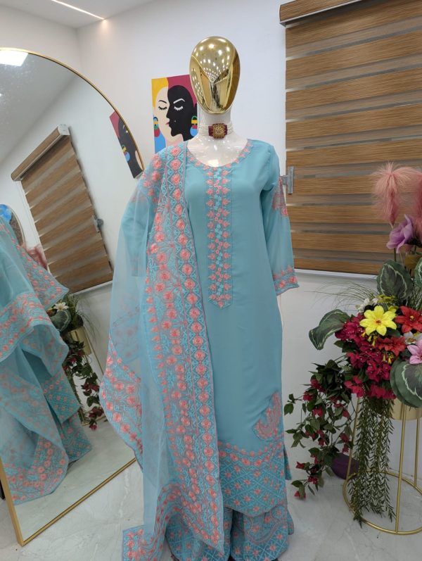 ZOYA CLOTHING ZF 6009 DESIGNER PLAZZO SUITS ONLINE