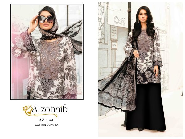 ALZOHAIB AZ 1344 COTTON PAKISTANI SALWAR SUIT