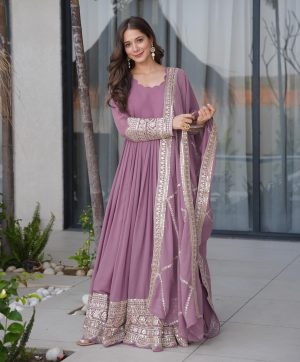 AYYANA 4 B LATEST GEORGETTE GOWN WHOLESALE