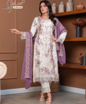 ELAF 185 GEORGETTE SALWAR KAMEEZ WHOLESALE