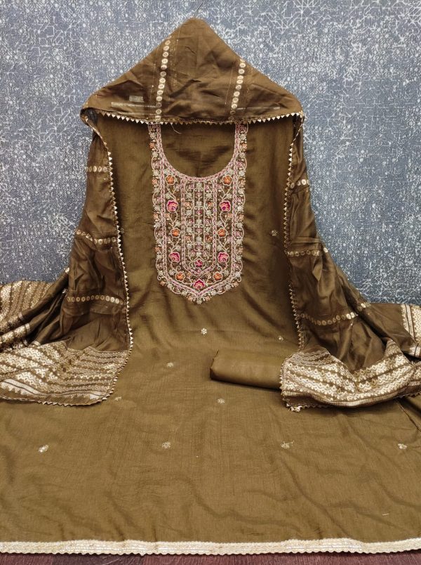 F 13 STUDIO VICHITRA SILK SUIT MATERIAL ONLINE