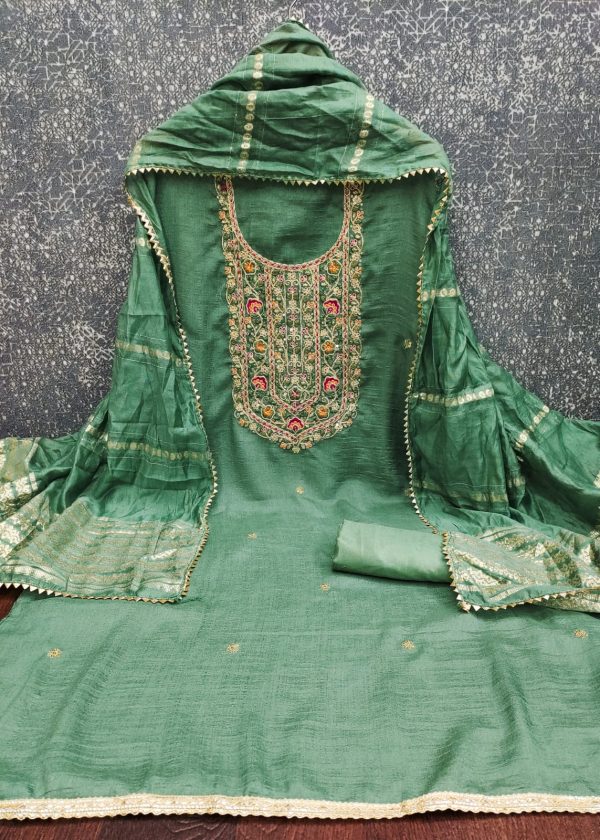 F 13 STUDIO VICHITRA SILK SUIT MATERIAL ONLINE