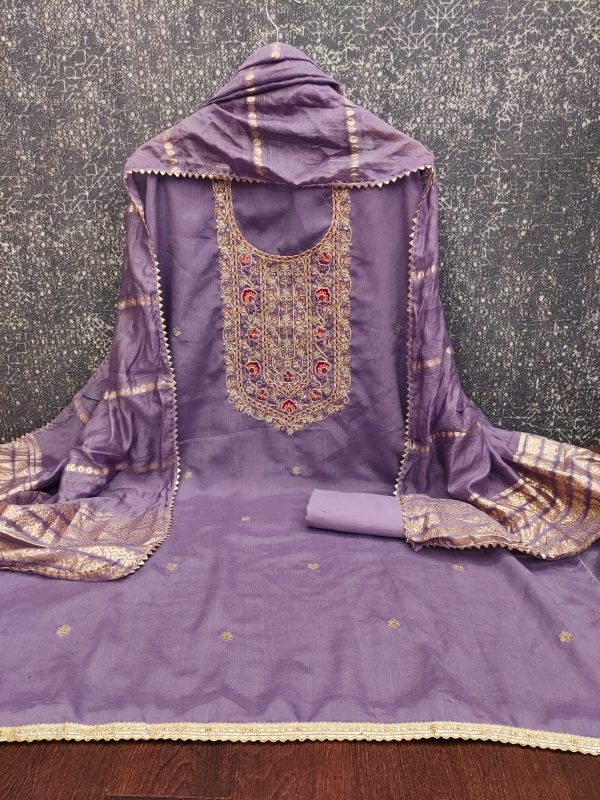 F 13 STUDIO VICHITRA SILK SUIT MATERIAL ONLINE