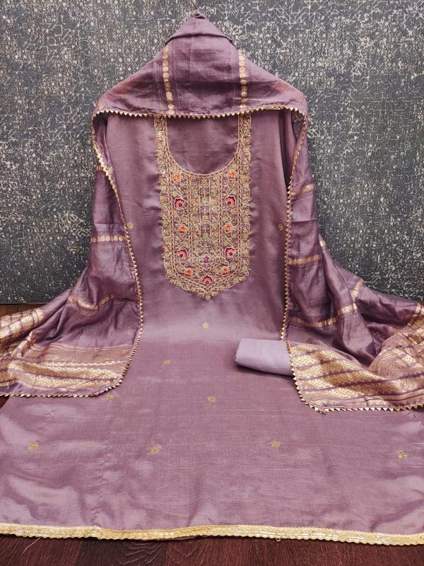 F 13 STUDIO VICHITRA SILK SUIT MATERIAL ONLINE