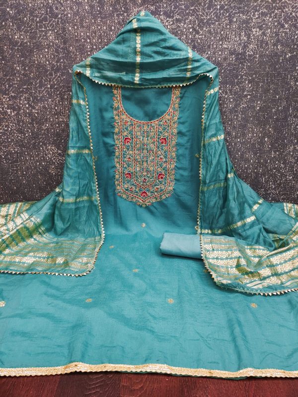 F 13 STUDIO VICHITRA SILK SUIT MATERIAL ONLINE