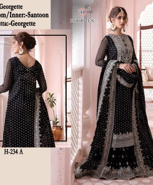 HOOR TEX H 234 A PAKISTANI SALWAR SUITS WHOLESALE