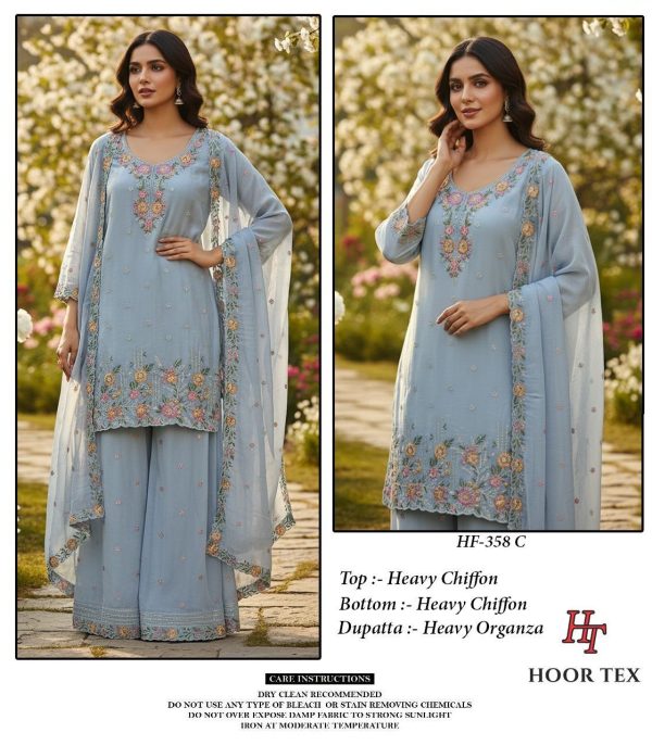 HOOR TEX HF 358 C READYMADE SALWAR KAMEEZ
