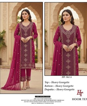 HOOR TEX HF 364 A READYMADE GEORGETTE SUITS