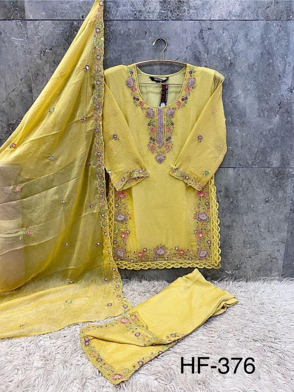 HOOR TEX HF 376 C READYMADE PAKISTANI SUITS