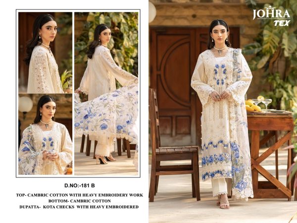 JOHRA TEX JT 181 B COTTON SALWAR KAMEEZ