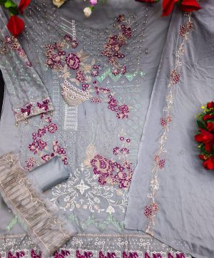 KALEESHA FASHION KF 134 D GEORGETTE SALWAR KAMEEZ