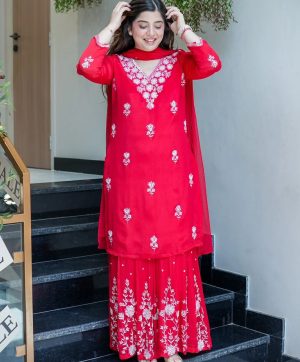 KAVYA FAB KF 3182 B TRENDING SHARARA SUIT