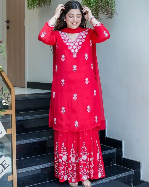 KAVYA FAB KF 3182 B TRENDING SHARARA SUIT