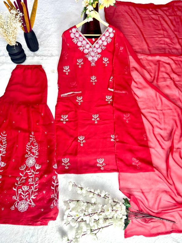 KAVYA FAB KF 3182 B TRENDING SHARARA SUIT