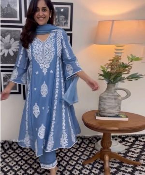 KAVYA FAB KF 3184 B TRENDING PLAZZO SUIT WHOLESALE