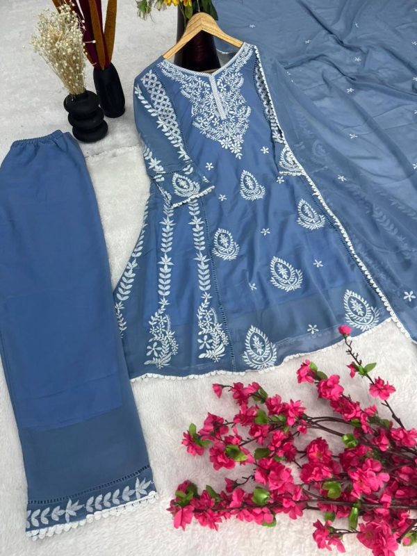 KAVYA FAB KF 3184 B TRENDING PLAZZO SUIT WHOLESALE
