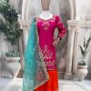 KAVYA FAB KF 3186 DESIGNER PLAZZO SUITS ONLINE