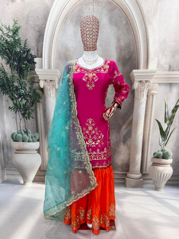 KAVYA FAB KF 3186 DESIGNER PLAZZO SUITS ONLINE