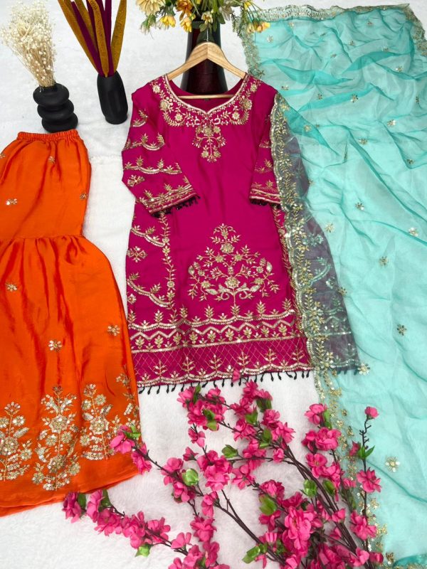 KAVYA FAB KF 3186 DESIGNER PLAZZO SUITS ONLINE