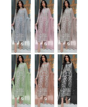 KF 148 ORGANZA PAKISTANI SALWAR KAMEEZ