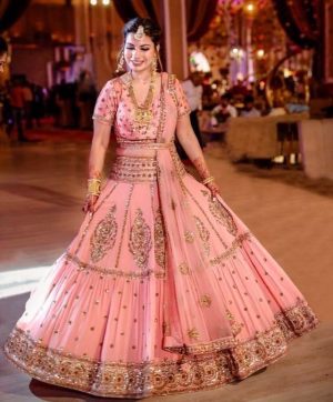 KF 1609 LATEST GEORGETTE LEHENGA CHOLI WHOLESALE
