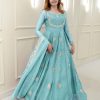 LG 2006 B DESIGNER GEORGETTE GOWN WHOLESALE