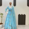LG 2006 B DESIGNER GEORGETTE GOWN WHOLESALE