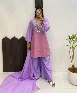 LG 2008 B TRENDING PLAZZO SUITS WHOLESALE