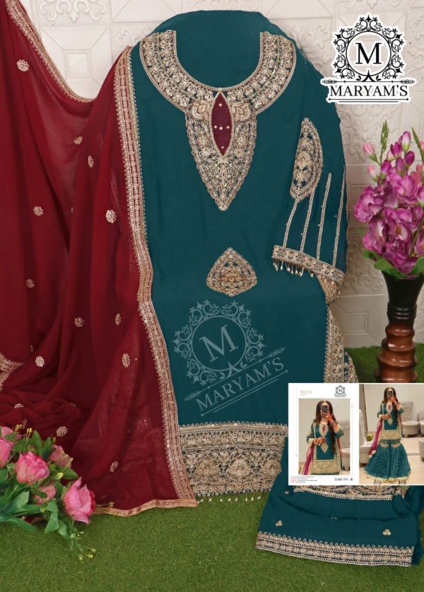 MARYAM'S 171 B GEORGETTE PAKISTANI SALWAR SUIT