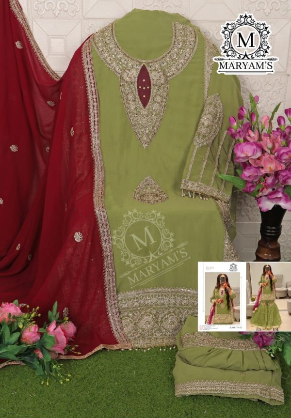 MARYAM'S 171 C GEORGETTE PAKISTANI SALWAR SUIT