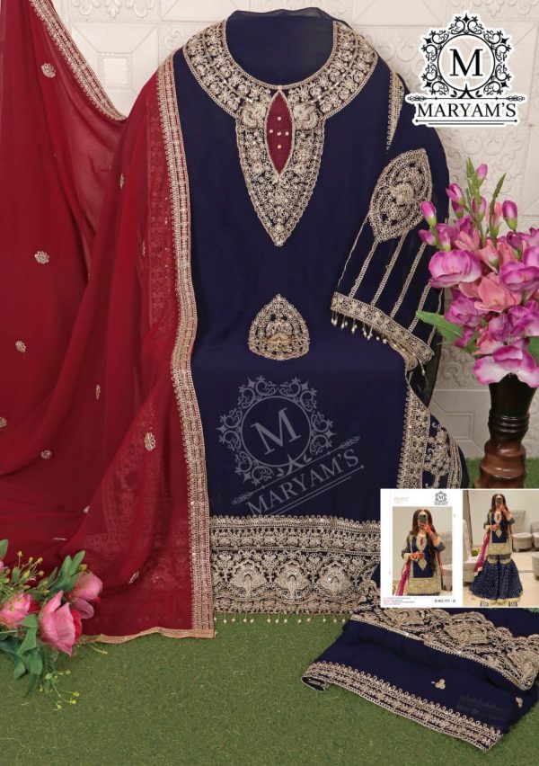 MARYAM'S 171 D GEORGETTE PAKISTANI SALWAR SUIT