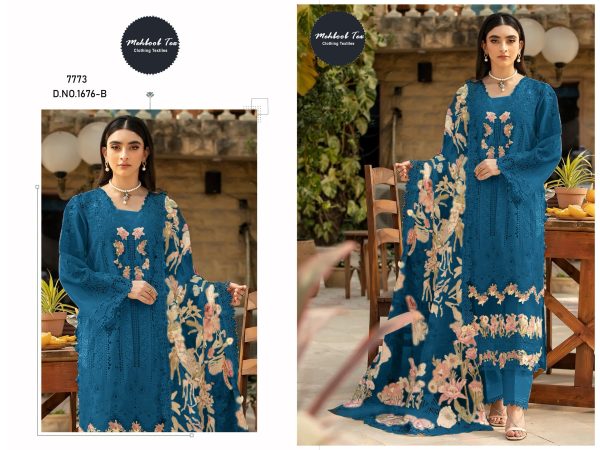 MEHBOOB TEX 1676 B COTTON SALWAR KAMEEZ