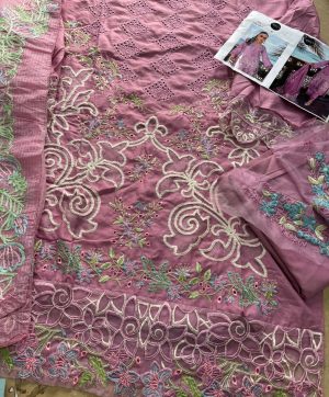 MEHBOOB TEX 1748 A COTTON EMBROIDERED SUITS