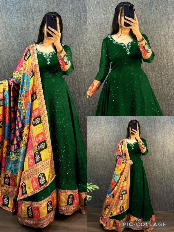 MOX CREATION LATEST ANARKALI GOWN WHOLESALE
