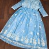 MOX CREATION LATEST LUCKNAWI CHICKANKARI GOWN