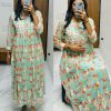 MOX CREATION LATEST LUCKNAWI CHICKANKARI GOWN