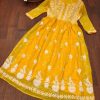 MOX CREATION LATEST LUCKNAWI CHICKANKARI GOWN