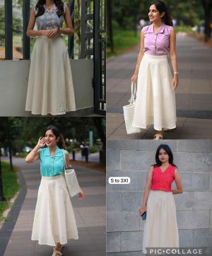 MOX CREATION LATEST READYMADE TOP SKIRT