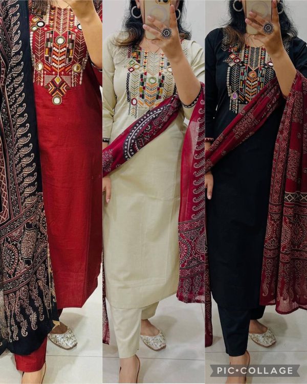 MOX CREATION SPECIAL KURTI PENT DUPATTA SET