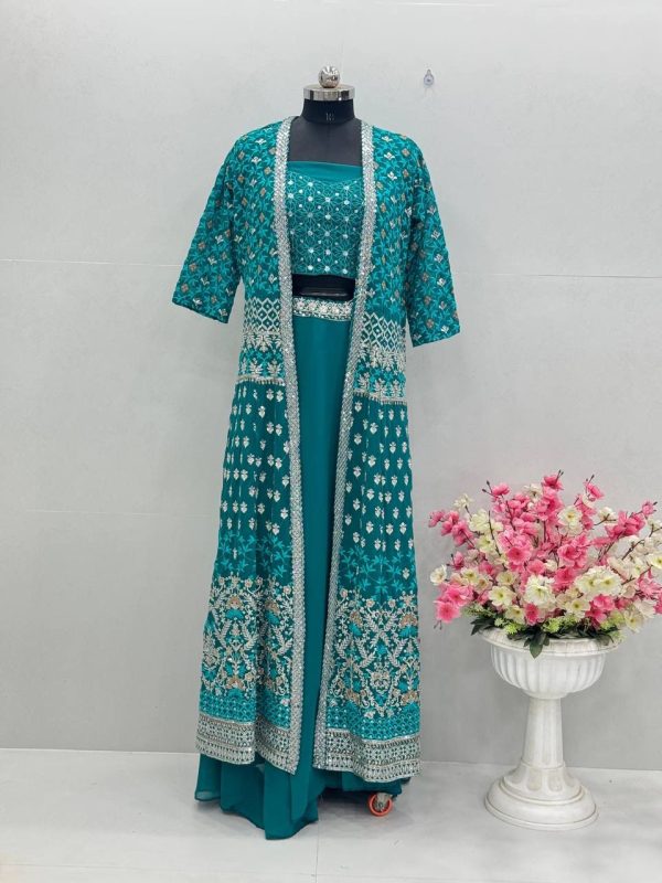 MT 1029 LATEST LEHENGA KOTI WHOLESALE