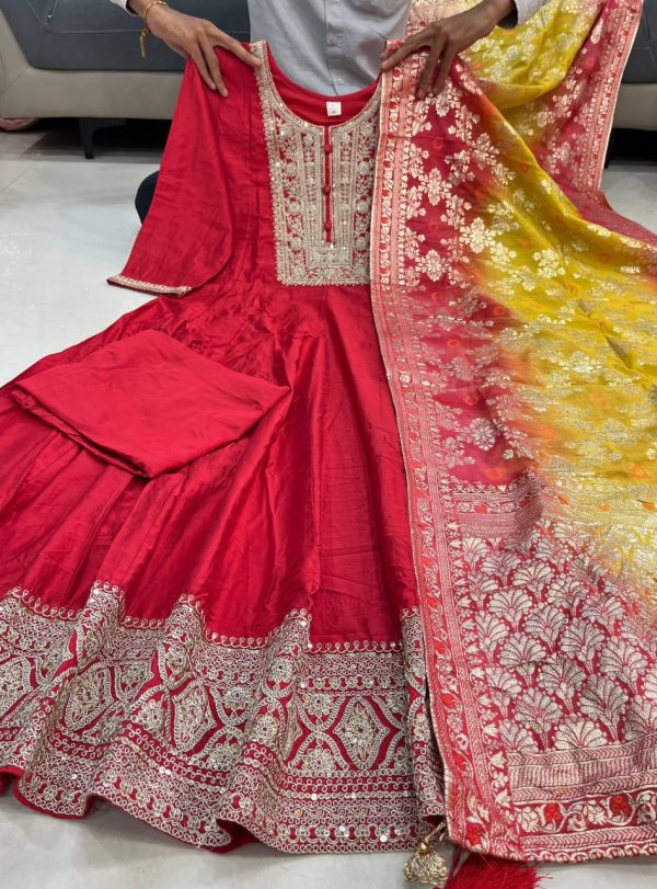 MT LATEST AKSHARA ANARKALI FESTIVAL COLLECTION
