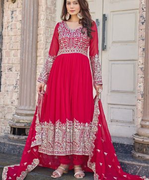 PD 1137 A LATEST GEORGETTE GOWN WHOLESALE