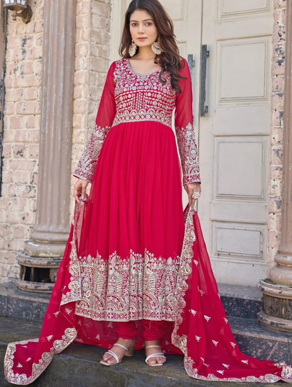 PD 1137 A LATEST GEORGETTE GOWN WHOLESALE