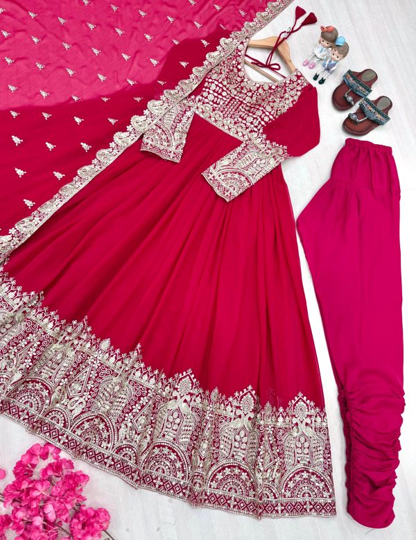 PD 1137 A LATEST GEORGETTE GOWN WHOLESALE