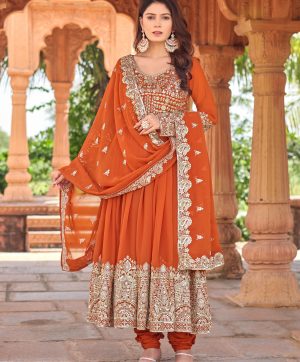 PD 1137 B LATEST GEORGETTE GOWN WHOLESALE