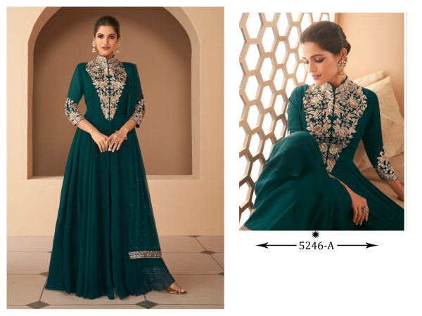 SAYURI DESIGNER 5246 A BEGUM READY TO WEAR SUIT