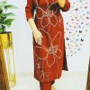 SC EXCLUSIVE SOFT TESLA SLUB KURTI WHOLESALE