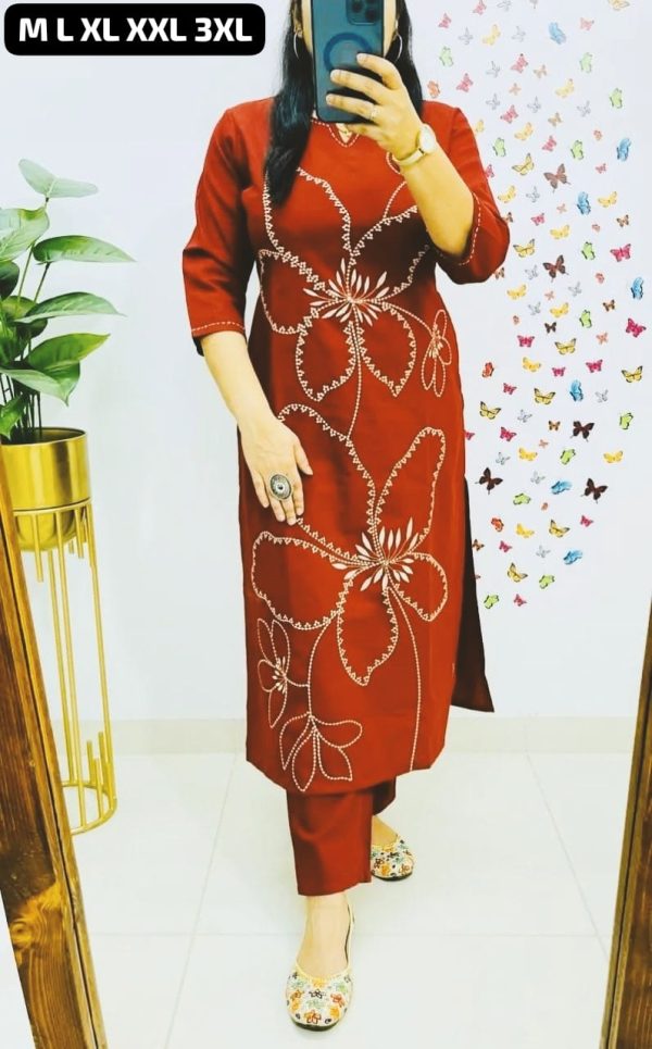 SC EXCLUSIVE SOFT TESLA SLUB KURTI WHOLESALE